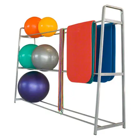 Ballregal Exklusiv Basismodul/Standregal für Bälle und Matten/HxBxT 180x270x62 