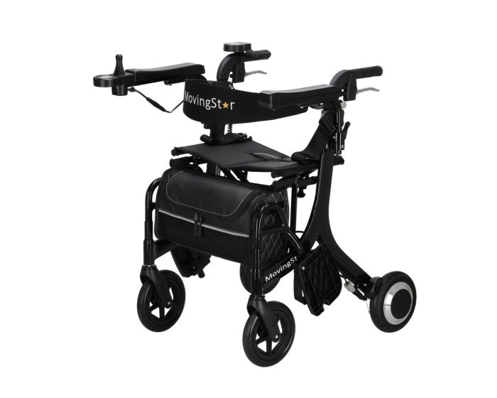 Movingstar Allinone Rollator Rollstuhl