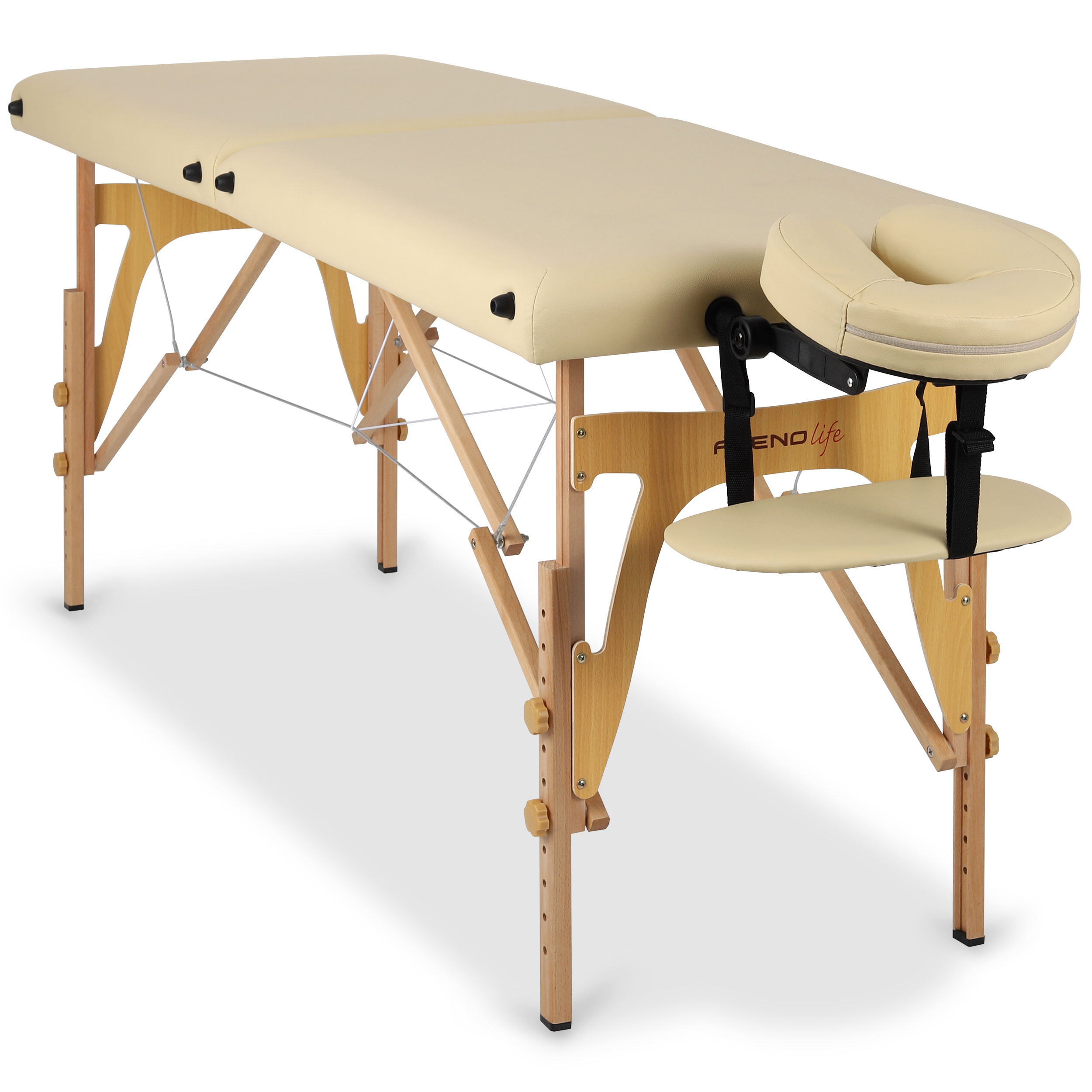 Mobile Massageliege HOLZ Sonia beige Ultralight Mobile Massageliege HOLZ Sonia beige Ultralight