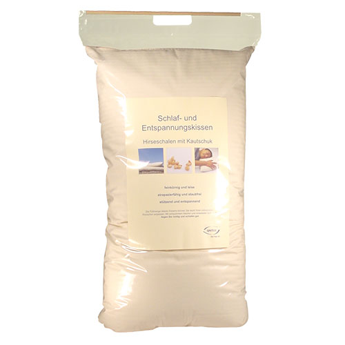 Speltex Bio-Dinkelkissen Bio-Baumwoll-Köper 50x35cm