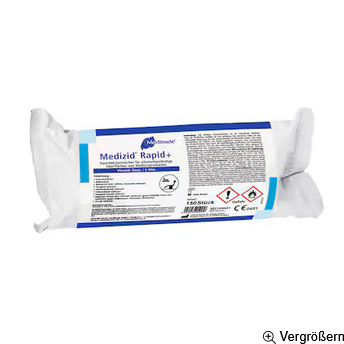 Meditrade® Desinfektionstücher Medizid® Rapid 1-lagig weiß, 150 Tücher
