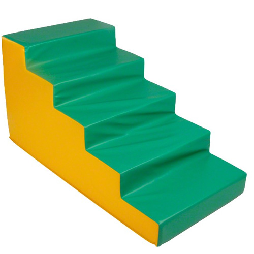 Schaumstoffblock Spiel- und Kletterelemt Treppe 5-stufig, 120x60x60 cm