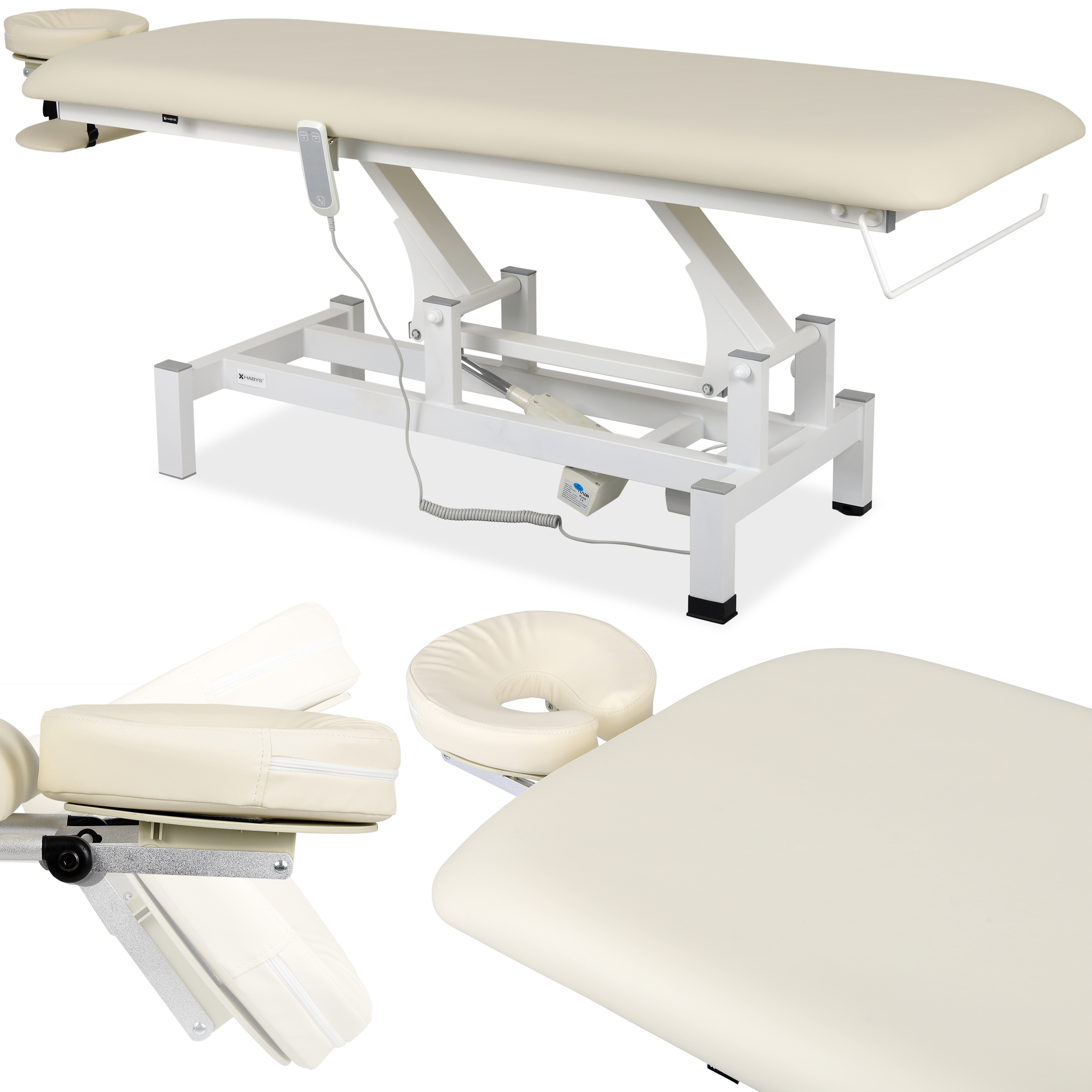 Stationäre Massageliege Fortis1 Elfenbein Stationäre Massageliege Fortis1 Elfenbein