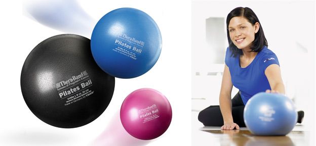 TheraBand Pilates Ball, Ø 18 cm, rot -1 Stück