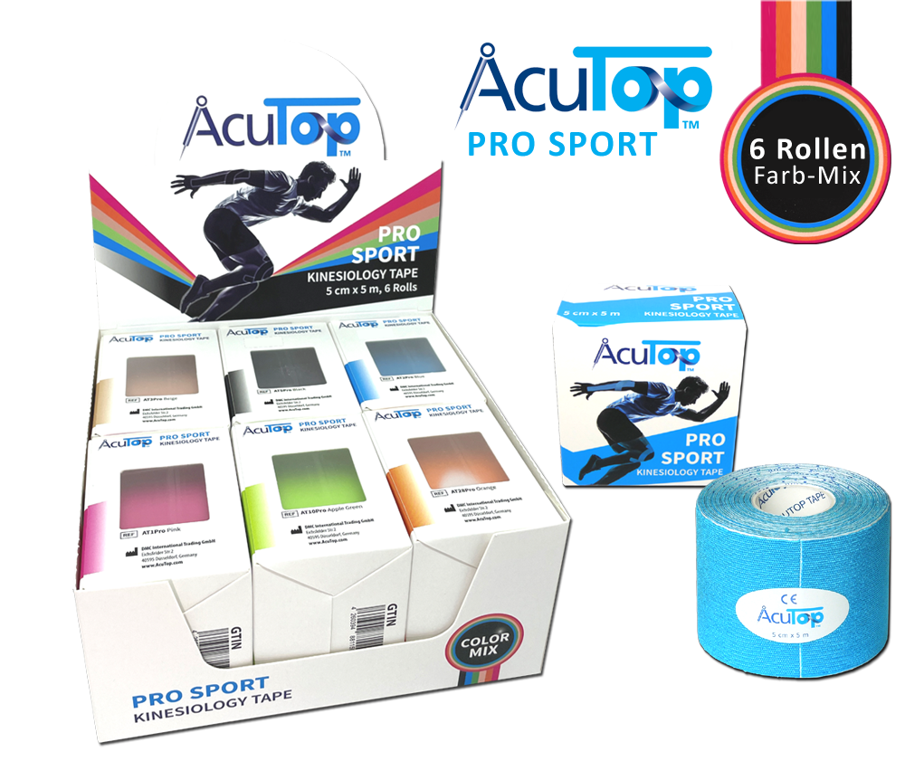 AcuTop Pro Sport Viskose RAYON Tape - 6er Set