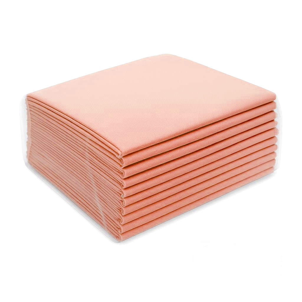 Waschfaserlaken "PP70" 80x210cm 10er Pack - ROSA