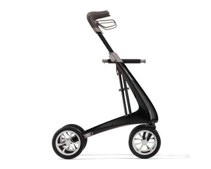 Rollator Carbon Ultralight Komfort, schwarz