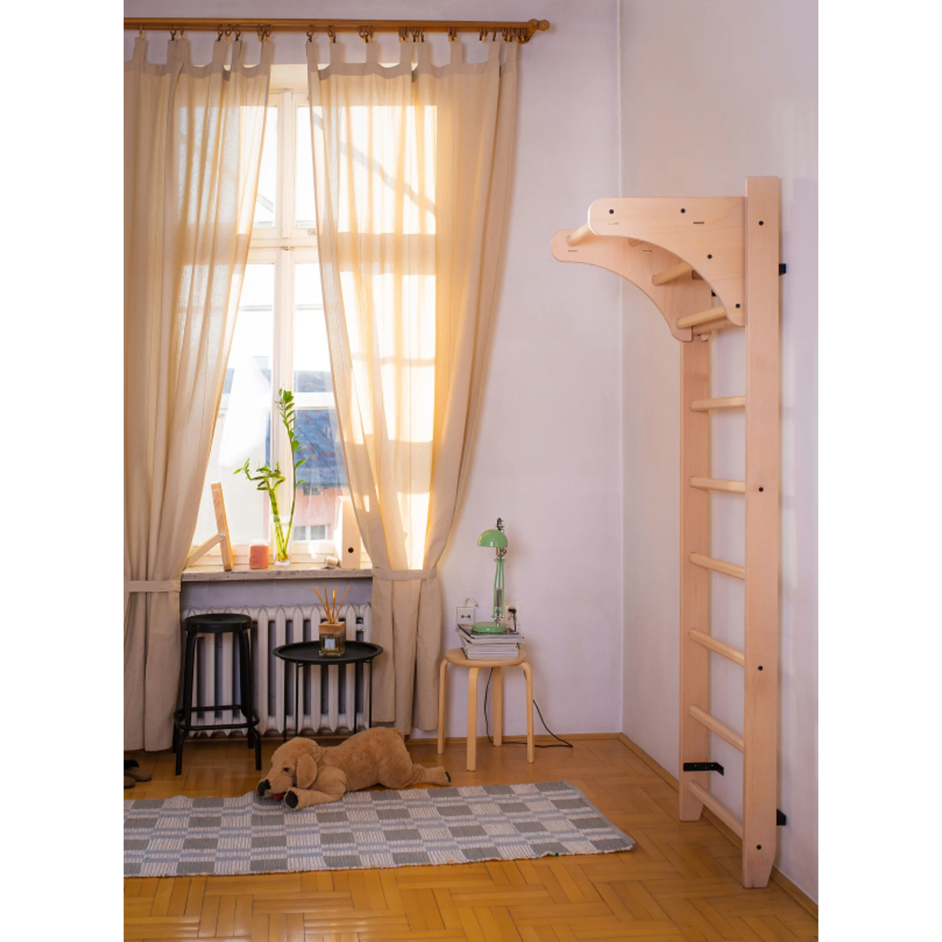 BenchK® Sprossenwand 111 mit Klimmzugbügel 