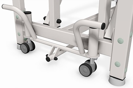 Therapieliege XXL JSR Elektrisch mit Lenkrollen