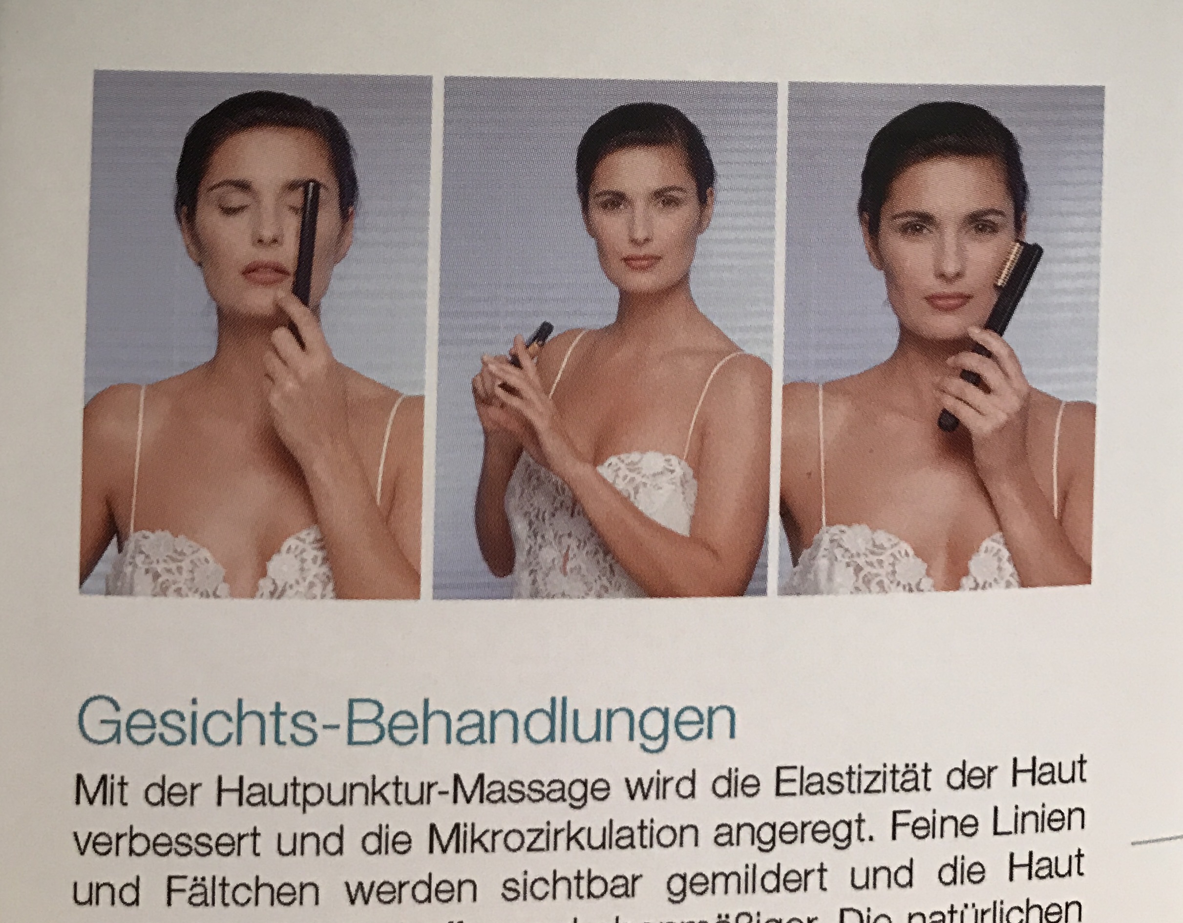 Facebuilder Hautpunktur Gesichtsmassagegerät inkl. Broschüre