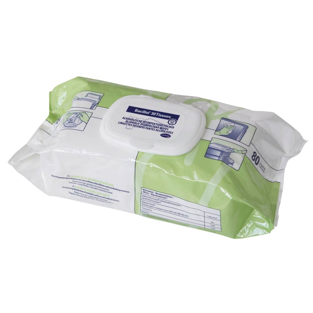 HARTMANN Bacillol ® 30 Tissue Desinfektionstücher 80 Tücher