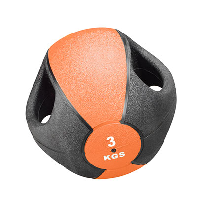 Trendy Sport Esfera Medizinball + Griffe 3 kg orange