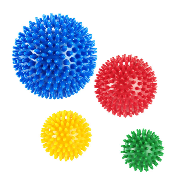 Igelball SET (gelb,grün,rot,blau)