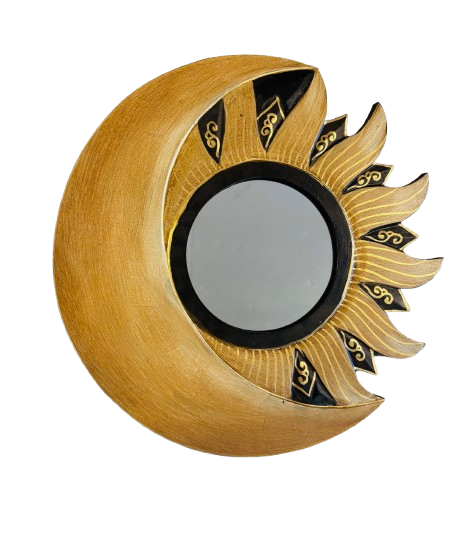 Feng Shui Spiegel Sonne-Mond Ø ca. 35 cm
