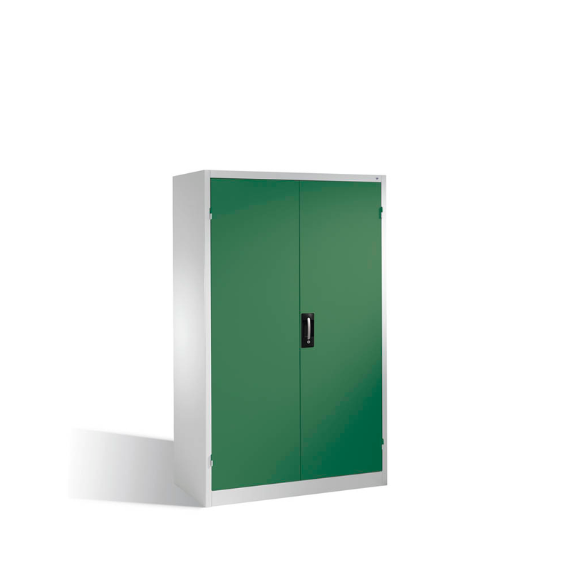 CP Aufbewahrungschrank lichtgrau/grün 120,0 x 60,0 x 195,0 cm