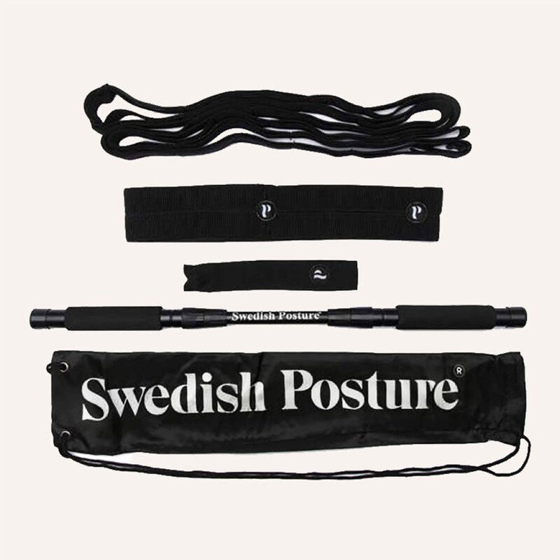 Swedish Posture® Mini Gym Trainingsset Fitnessbänder schwarz