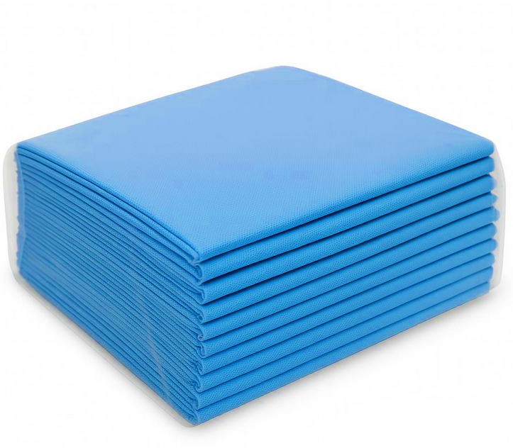 Waschfaserlaken "PP70" 80x210cm 10er Pack - AQUA