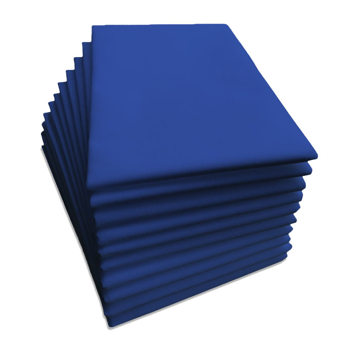 Waschfaserlaken "PP70" 80x210cm 10er Pack - BLAU