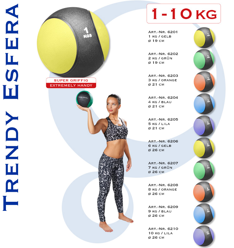 Esfera Medizinball 6kg