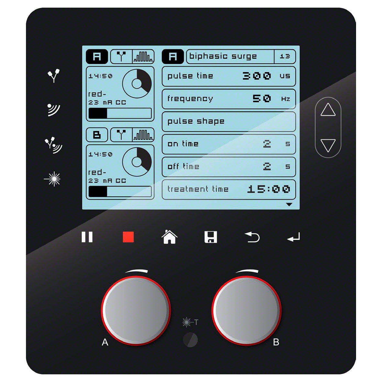 Gymna Ultraschalltherapiegerät "Pulson 200" mit Touchscreen (schwarz)