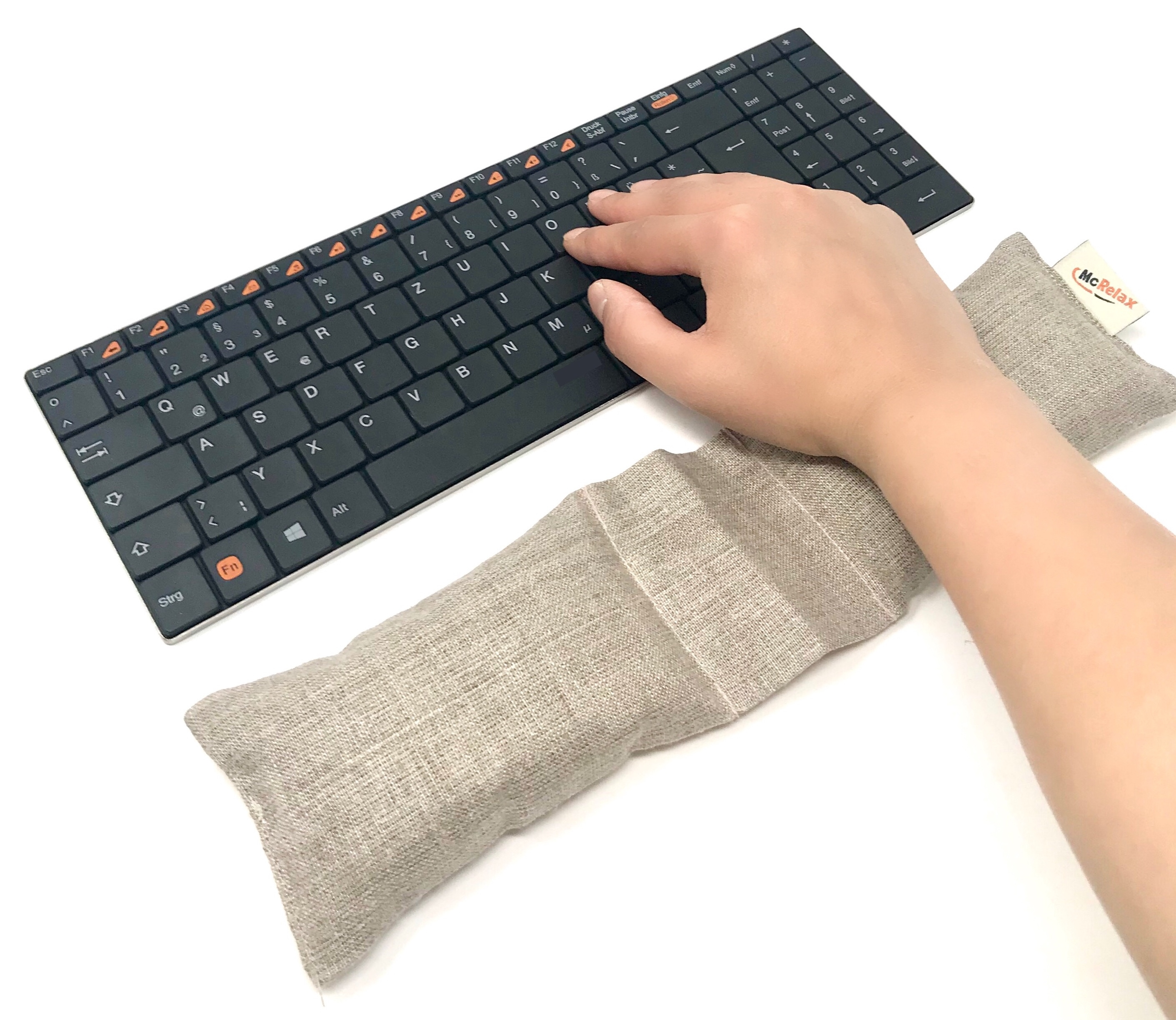 McRelax ® Tastaturkissen Hirse - ROT