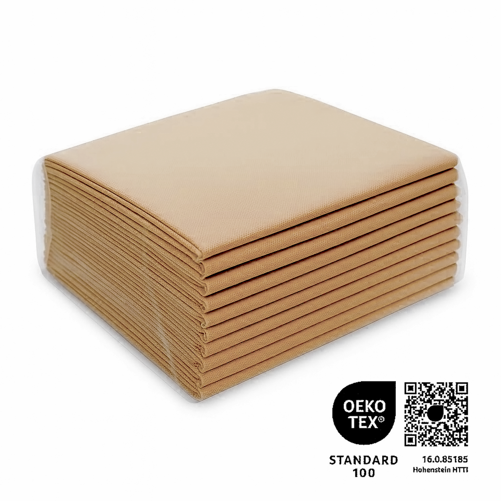 Waschfaserlaken "PP70" 80x210cm 10er Pack - SAFARI