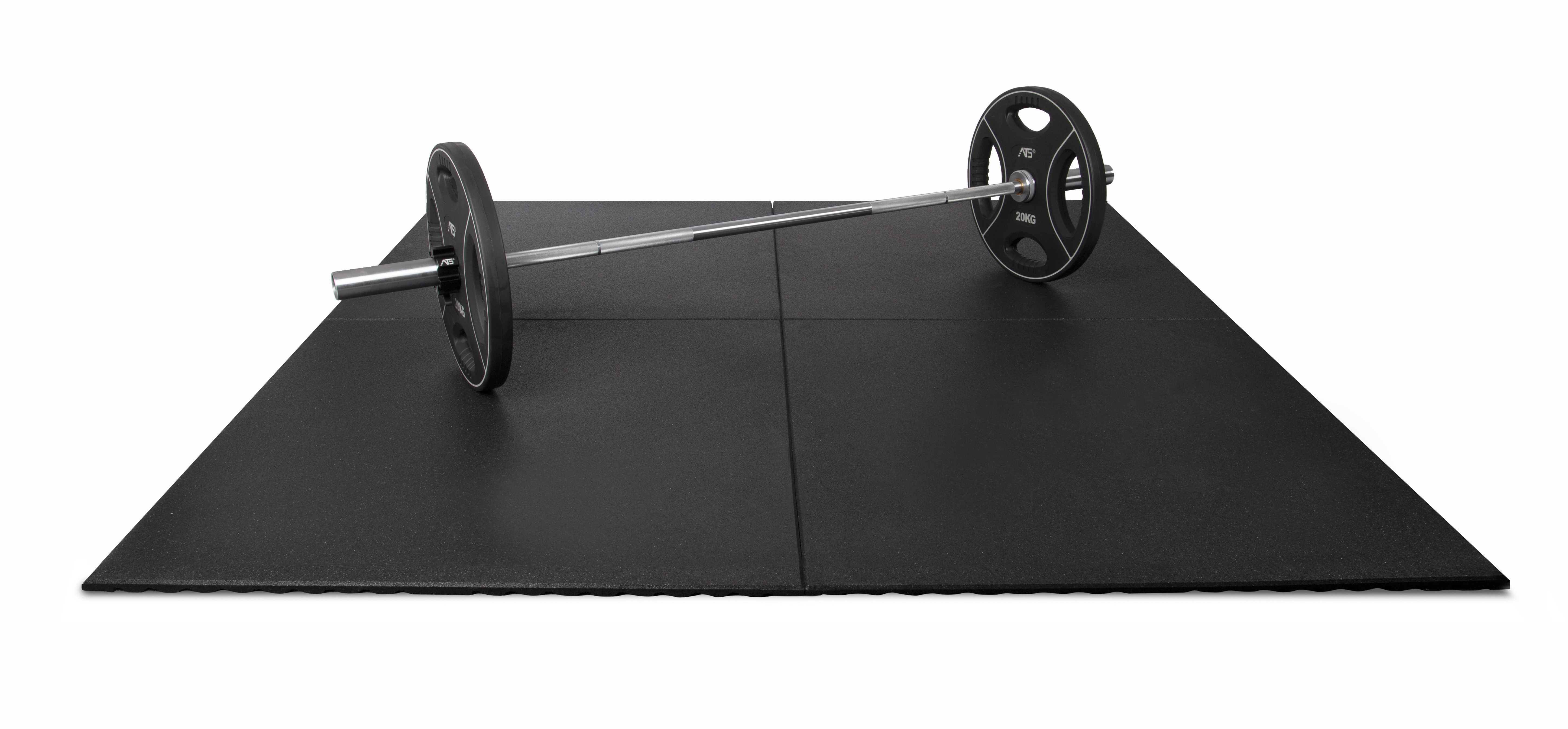 Rubber Flooring Segura Absorption Black 2cm - 100x100cm